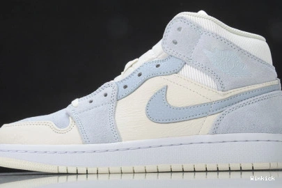1 MID BLUE MIX JORDAN DA4666-100 TAN MATERIALS 0812